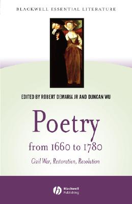 Cover for Poetry from 1660 to 1780