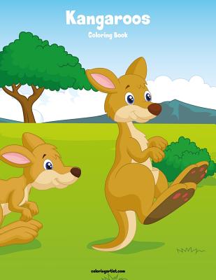 Kangaroos Coloring Book 1 Cover Image