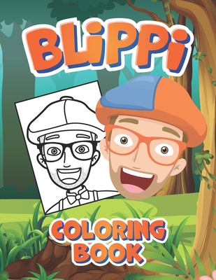Blịppi Coloring Book: Premium Coloring Pages for Kids & Toddlers With One-sided Characters and Iconic Scenes