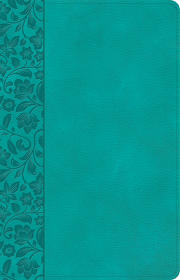 NASB Large Print Personal Size Reference Bible, Teal LeatherTouch, Indexed Cover Image