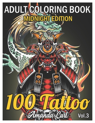 100 Basic Mandalas Midnight Edition: An Adult Coloring Book with