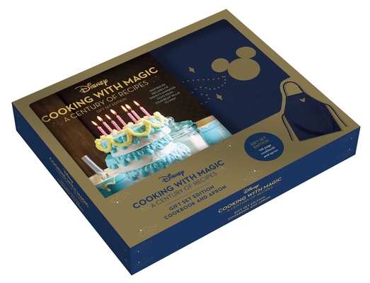 Disney: Cooking With Magic: A Century of Recipes Gift Set: Inspired by Decades of Disney's Animated Films from Steamboat Willie to Wish | Plus Exclusive Apron By Insight Editions Cover Image