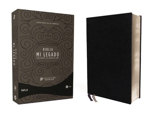 Nbla Biblia Mi Legado, Colección Premier, Negro, Una Columna, Interior a DOS Colores Cover Image