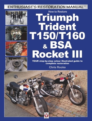 How to Restore Triumph Trident T150/T160 & BSA Rocket III: YOUR step-by-step colour illustrated guide to complete restoration (Enthusiast's Restoration Manual) Cover Image