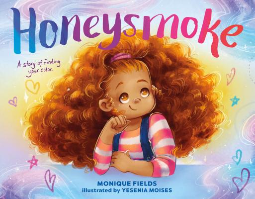 A young biracial girl looks around her world for her color. She finally chooses her own, and creates a new word for herself―honeysmoke.