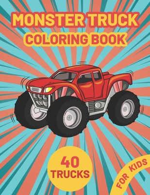 Truck coloring books for kids ages 4-8: Kids Coloring Book with