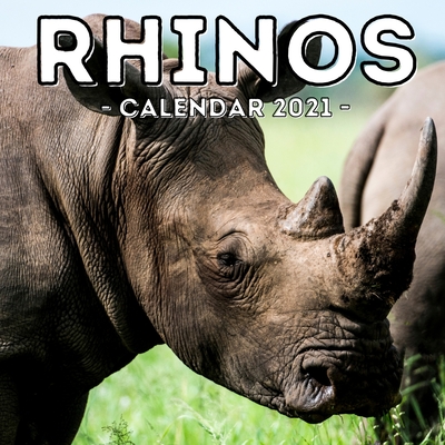Rhinos Calendar 2021: 16-Month Calendar, Cute Gift Idea For Rhino Lovers Women & Men By Grotesque Potato Press Cover Image
