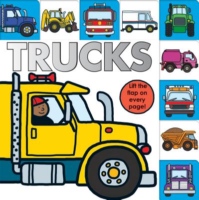Lift-the-Flap Tab: Trucks (Lift-the-Flap Tab Books) By Roger Priddy Cover Image