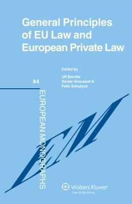 General Principles of EU Law and European Private Law Cover Image