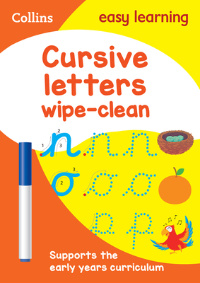 Collins Easy Learning Preschool – Cursive Letters Age 3-5 Wipe Clean Activity Book