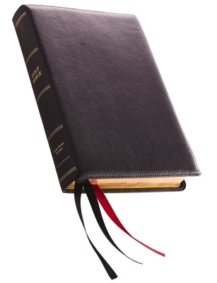 KJV, Reference Bible, Giant Print, Premium Leather, Black, Sterling Edition, Comfort Print By Thomas Nelson Cover Image