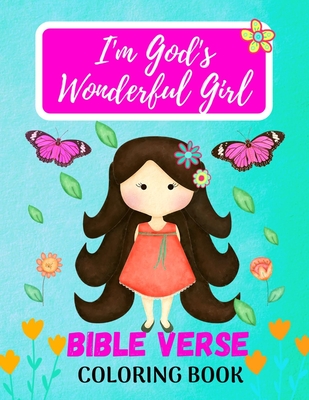 I'm God's Wonderful Girl - Bible Verse Coloring Book Cover Image