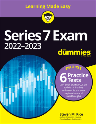 Series 7 Exam 2022-2023 for Dummies with Online Practice Tests By Steven M. Rice Cover Image
