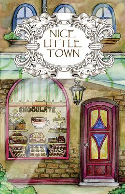 Adult Coloring Book: Nice Little Town Cover Image
