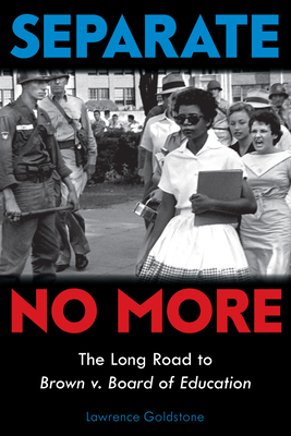 Separate No More: The Long Road to Brown v. Board of Education (Scholastic Focus) By Lawrence Goldstone Cover Image