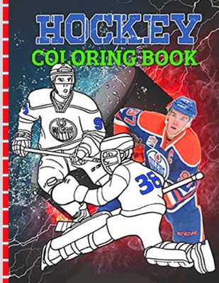 Hockey coloring book: NHL Coloring Book Famous National Hockey League Players and Team By Richard Coloring Cover Image