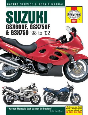 Suzuki GSX600F, GSX750F & GSX750 '98-'02 (Haynes Service & Repair Manual) Cover Image