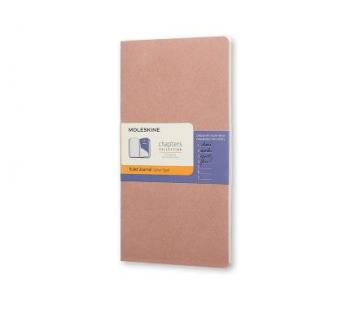 Moleskine Chapters Journal, Slim Medium, Ruled, Old Rose, Soft Cover (3.75 x 7) By Moleskine Cover Image