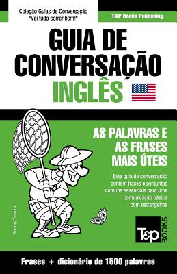 Guia de Conversação Português-Inglês e dicionário conciso 1500 palavras By Andrey Taranov Cover Image