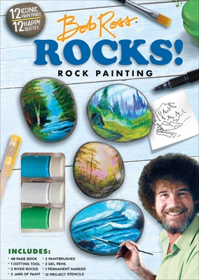Bob Ross Rocks! By Marcy Kelman, Joseph Yakovetic (Illustrator) Cover Image