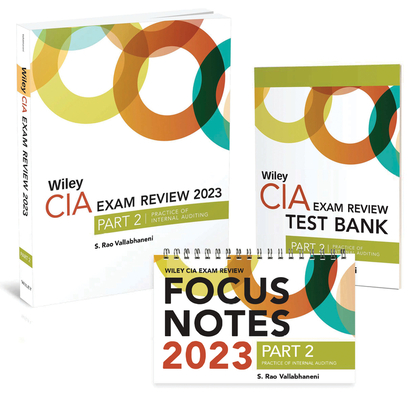 Wiley CIA 2023 Part 2: Exam Review + Test Bank + Focus Notes, Practice of Internal Auditing Set By S. Rao Vallabhaneni Cover Image