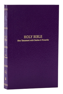 Kjv, Pocket New Testament with Psalms and Proverbs, Softcover, Purple, Red Letter, Comfort Print By Thomas Nelson Cover Image
