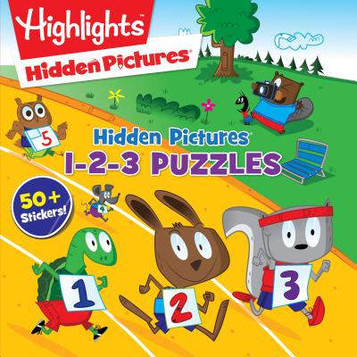 Hidden Pictures® 1-2-3 Puzzles (Highlights Puzzle Activity Fun) By Highlights (Created by) Cover Image