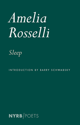 Sleep By Amelia Rosselli, Barry Schwabsky (Introduction by) Cover Image