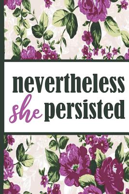 Best Mom Ever: Nevertheless She Persisted Beautiful Purple Foral Blossom Pattern Composition Notebook College Students Wide Ruled Lin Cover Image