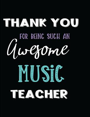Thank You Being Such an Awesome Music Teacher Cover Image