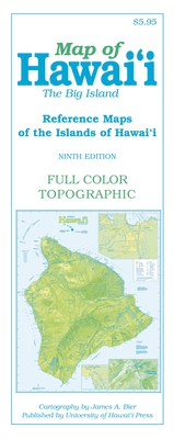 Map of Hawai'i: The Big Island (Reference Maps of the Islands of Hawai'i) Cover Image