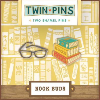 Book Buds Twin Pins: Two Enamel Pins