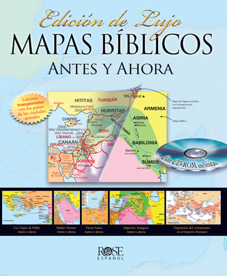 Mapas Bíblicos Antes y Ahora: Edición de Lujo Cover Image