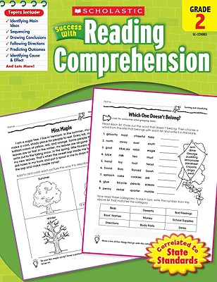 Scholastic Success With Reading Comprehension: Grade 2 Workbook Cover Image