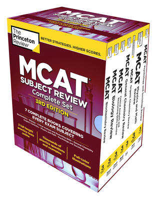 The Princeton Review MCAT Subject Review Complete Box Set, 3rd Edition: 7 Complete Books + 3 Online Practice Tests (Graduate School Test Preparation)