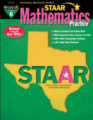 Staar Mathematics Practice Grade 6 II Teacher Resource Cover Image
