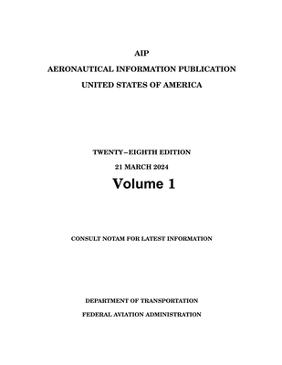 2024 Aeronautical Information Publication (AIP) Basic (Volume 1/2) Cover Image