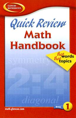 Quick Review Math Handbook: Hot Words, Hot Topics, Book 1, Student Edition (Math Applic & Conn Crse)