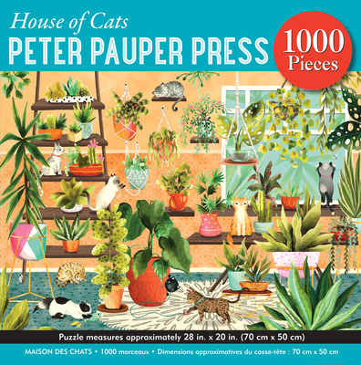House of Cats 1000 Piece Jigsaw Puzzle  Cover Image