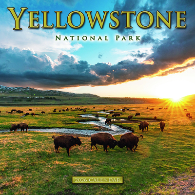 2026 Yellowstone National Park Wall Calendar  Cover Image