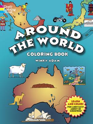 Around the World Coloring Book (Dover World History Coloring Books)