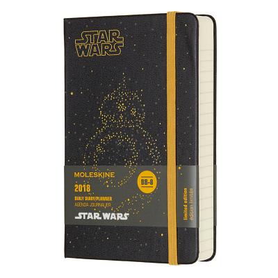 Moleskine Limited Edition Star Wars, 12 Month Daily Planner, Pocket, BB-8  (3.5 x 5.5) (Calendar)