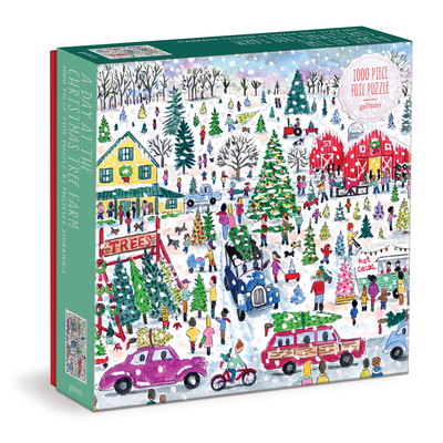 Michael Storrings Christmas Tree Farm 1000 Piece Foil Puzzle By Galison Mudpuppy (Created by) Cover Image