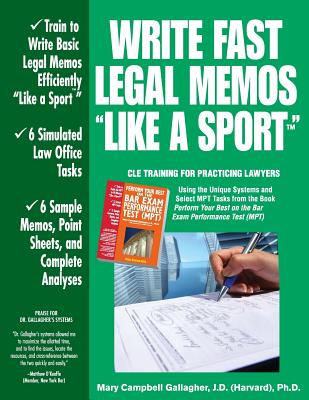 Write Fast Legal Memos Like a Sport(tm) Cover Image