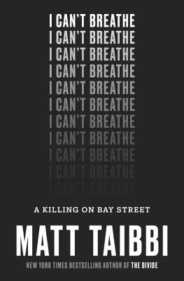 I Can't Breathe: A Killing on Bay Street Cover Image