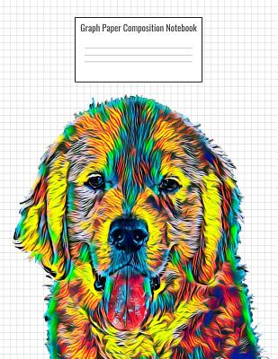 Graph Paper Composition Notebook: Quad Ruled 5 Squares Per Inch, 110 Pages, Labrador Retriever Puppy Dog Cover, 8.5 X 11 Inches / 21.59 X 27.94 CM
