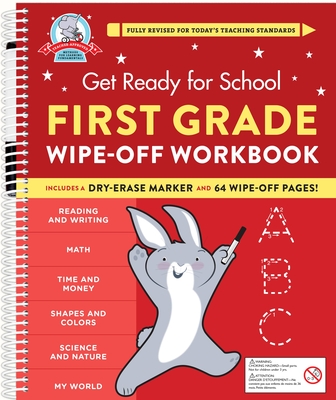 Get Ready for School: First Grade Wipe-Off Workbook Cover Image