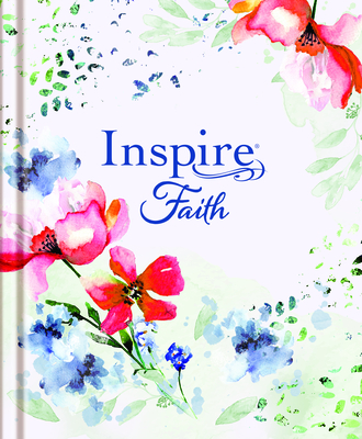 Inspire Faith Bible Large Print, NLT (Hardcover, Wildflower Meadow, Filament Enabled): The Bible for Coloring & Creative Journaling Cover Image