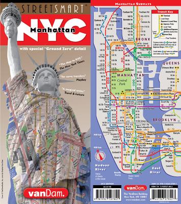 Streetsmart NYC Downtown Map by Vandam: Downtown Edition Cover Image
