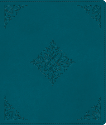 ESV Journaling Bible (Trutone, Deep Teal, Fleur-De-Lis Design)  Cover Image